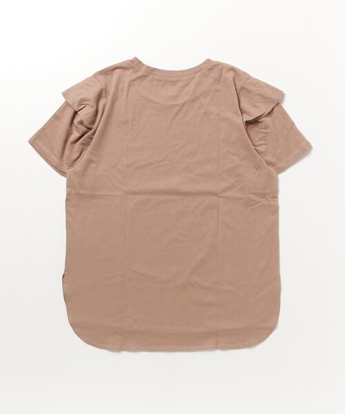 atONE（アットワン）の「atONE ボリュームタック袖Ｔシャツ（Tシャツ/カットソー・レディース・ブラック/モカ/オフホワイト・3L/LL/M/L/4L）」の13枚目の写真