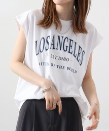ワイドノースリーブTシャツ