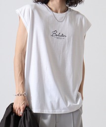 ワイドノースリーブTシャツ