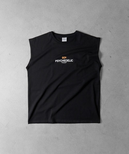 FUNALIVE（ファンアライブ）の「ワイドノースリーブTシャツ（タンクトップ・メンズ・ブルー系その他2/グリーン系3/ブラック系3/ブラック系その他3/グリーン系2/ホワイト/ライトブラック/ホワイト系2/ブルー系2/ブラック系4/ブラック/ブラック系その他2/ブラック系5/インディゴブルー/パープル/ホワイト系3/ブラック系2/ブラック系6/ピンク/イエロー/ターコイズブルー/レッド/グリーン/ブルー系その他/ネイビー系1/ブラック系7/ブラック系8/ホワイト系5/ホワイト系4/ブラック系その他5/ブラック系その他4/ネイビー/ブルー系3/グリーン系4/ネイビー系/ブラック系9/ホワイト系7/ホワイト系8/ホワイト系6/ブラック系その他7/ブラック系その他6/チャコール/スミクロ/ダークグレー/チャコールグレー・M/L/LL）」の13枚目の写真