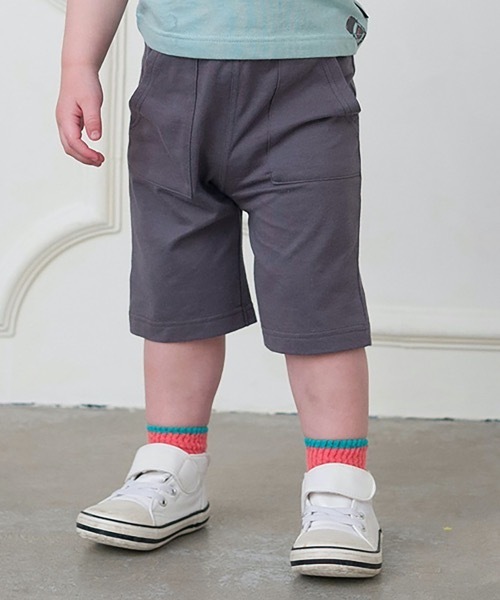 combimini(コンビミニ)の「さらクールハーフパンツ(その他パンツ・キッズ・ブルーグリーン/オレンジ系その他/ダークグレー・120/110/90/80/100)」の4枚目の写真