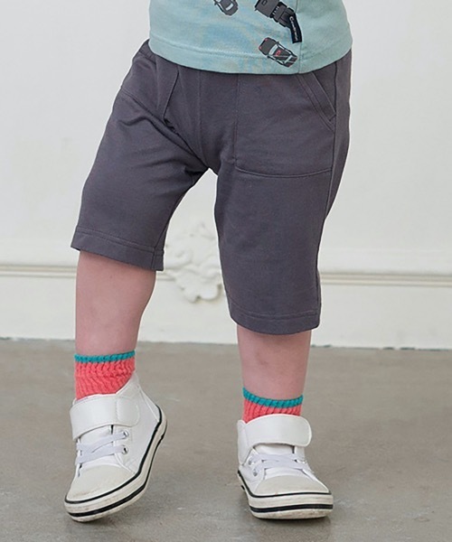 combimini(コンビミニ)の「さらクールハーフパンツ(その他パンツ・キッズ・ブルーグリーン/オレンジ系その他/ダークグレー・120/110/90/80/100)」の5枚目の写真