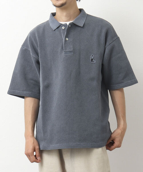 BARNS OUTFITTERS(バーンズアウトフィッターズ)の「【BARNS OUTFITTERS/バーンズアウトフィッターズ】別注カノコポロシャツ PARTNER(ポロシャツ・メンズ・グリーン/ライトグレー/ネイビー・M/L/XL)」の12枚目の写真