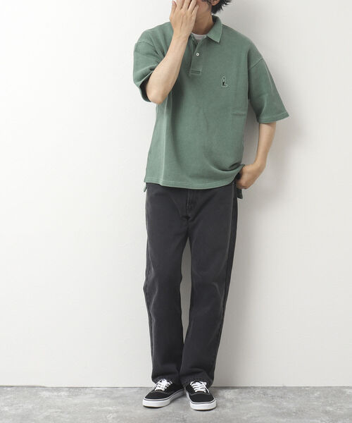 BARNS OUTFITTERS(バーンズアウトフィッターズ)の「【BARNS OUTFITTERS/バーンズアウトフィッターズ】別注カノコポロシャツ PARTNER(ポロシャツ・メンズ・グリーン/ライトグレー/ネイビー・M/L/XL)」の14枚目の写真