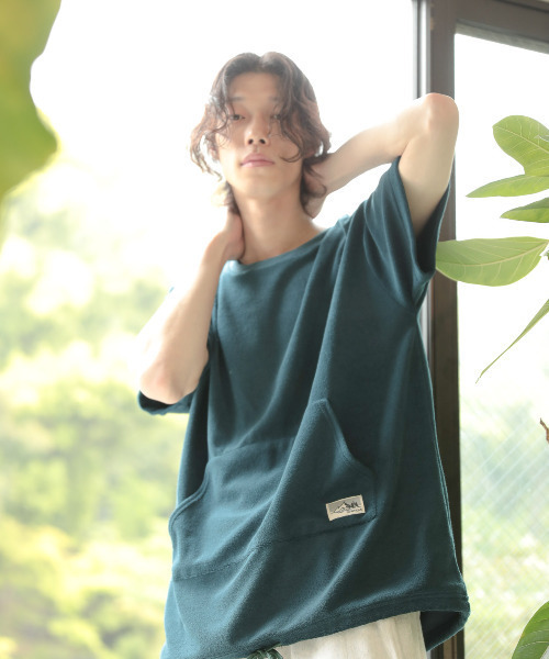 MASSIVE STORE(マッシブストア)の「【sownoas/サウノアーズ】パイルTSH(Tシャツ/カットソー・レディース・カーキ/ネイビー/ベージュ/キャメル/グレー・M/L)」の17枚目の写真