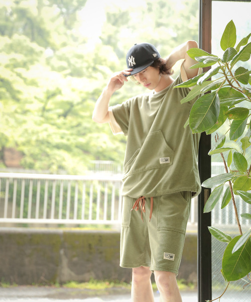 MASSIVE STORE(マッシブストア)の「【sownoas/サウノアーズ】パイルTSH(Tシャツ/カットソー・レディース・カーキ/ネイビー/ベージュ/キャメル/グレー・M/L)」の16枚目の写真