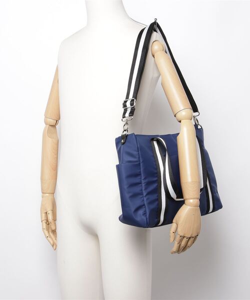 ROOTOTE(ルートート)の「ROOTOTE 7ポケット2WAYナイロントートバッグ(トートバッグ・メンズ・レッド/ベージュ/ネイビー/グレー/ブラック・FREE)」の9枚目の写真
