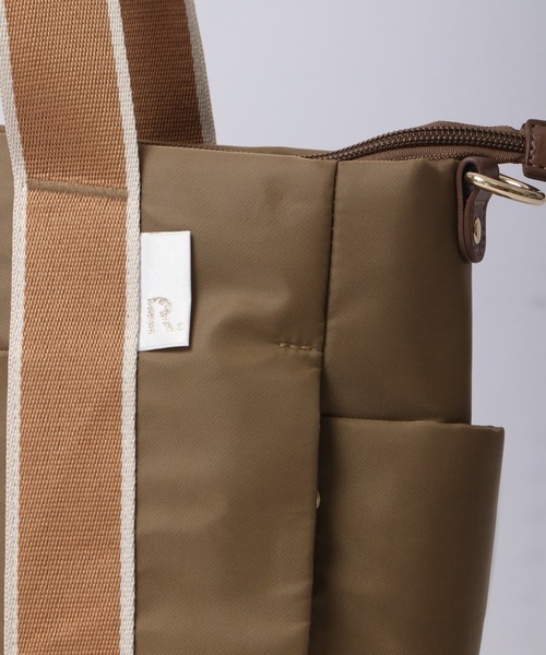 ROOTOTE(ルートート)の「ROOTOTE 7ポケット2WAYナイロントートバッグ(トートバッグ・メンズ・レッド/ベージュ/ネイビー/グレー/ブラック・FREE)」の14枚目の写真