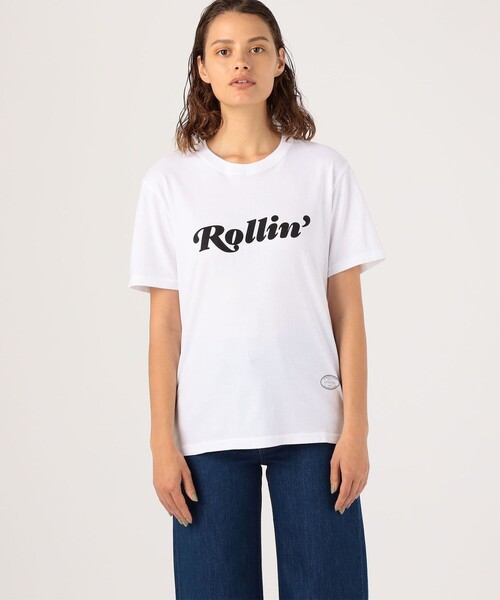 TANGTANG(タンタン)の「TANGTANG ROLLIN' Tシャツ(Tシャツ/カットソー・レディース・ホワイト系その他・M/S)」の2枚目の写真