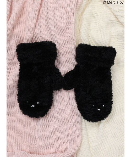 merry jenny（メリージェニー）の「mocomoco miffy miton（手袋・レディース・アイボリー/ブラック・FREE）」の18枚目の写真