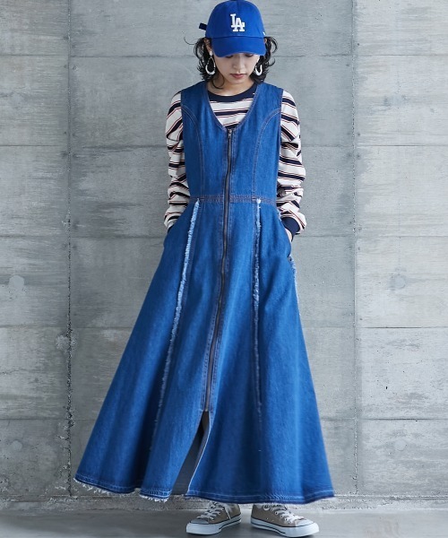 GEVS.（ジェイヴィス）の「＜大きいサイズ＞ リブ配色ポケット付ボーダーカットソー GEVS.（Tシャツ/カットソー・レディース・ブラック系/ホワイト系・L/LL/3L/4L/5L）」の10枚目の写真