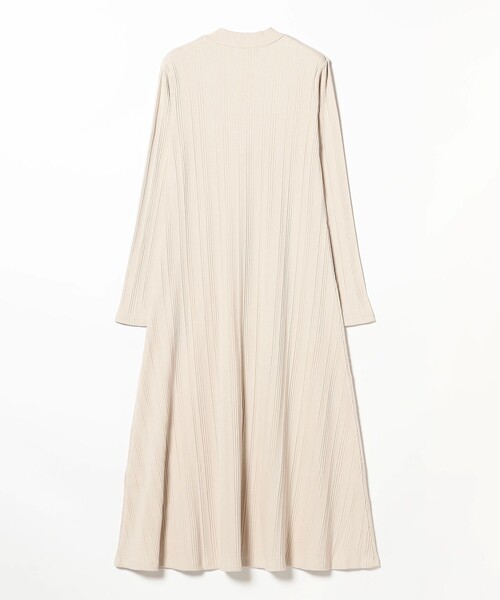 B:MING by BEAMS（ビーミングバイビームス）の「B:MING by BEAMS / リブ モックネック ワンピース（ワンピース・レディース・ブラック/ライトベージュ・FREE）」の6枚目の写真