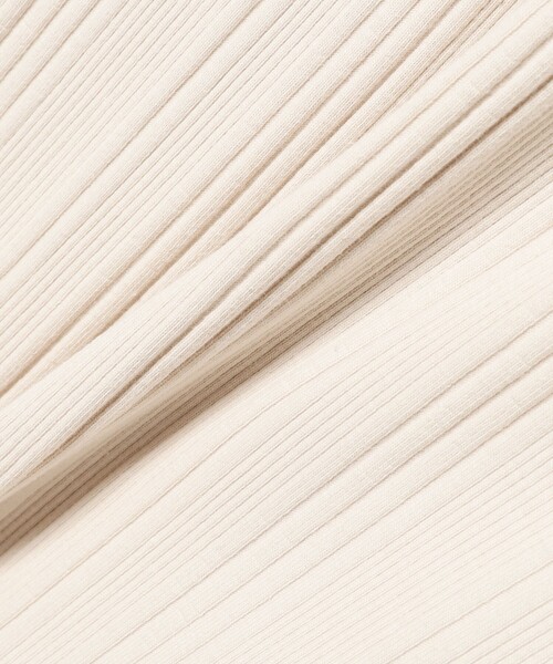 B:MING by BEAMS（ビーミングバイビームス）の「B:MING by BEAMS / リブ モックネック ワンピース（ワンピース・レディース・ブラック/ライトベージュ・FREE）」の5枚目の写真