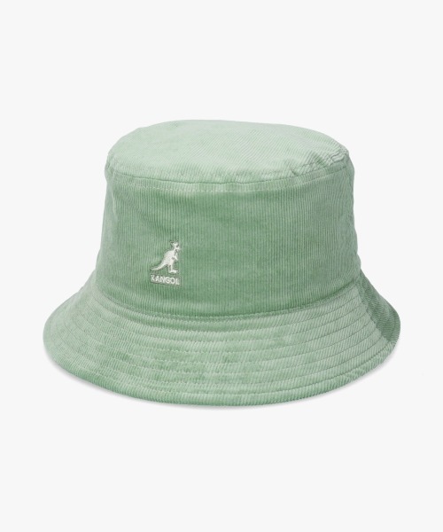 KANGOL(カンゴール)の「KANGOL CORD BUCKET(ハット・レディース・ブラック/ピンク/オリーブ/ネイビー/ウッド/ベージュ/ブルー/グリーン・MEDIUM/LARGE/X-LARGE)」の9枚目の写真