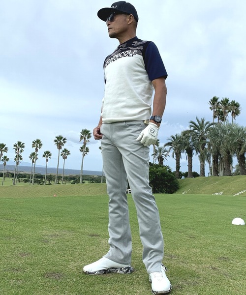 DURAS デュラスゴルフ セットアップウエア ストライプ 白黒 【公式通販】