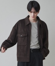 LUCY | LUCY/【23年秋冬新作】ニットメルトン ZIPブルゾン(ブルゾン)