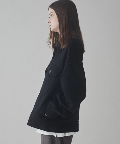 LUCY（ルーシー）の「LUCY/ニットメルトン ZIPブルゾン（ブルゾン・メンズ・ベージュ/その他1/その他2/ブルー/ダークブラウン/ブラック・MEDIUM/LARGE）」の17枚目の写真