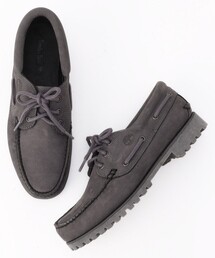 Timberland グレー モカシン ボートシューズ/モカシン/デッキシューズ（メンズ
