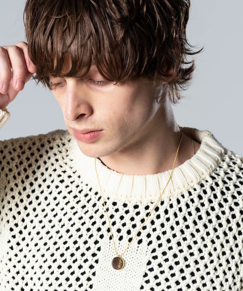 glamb（グラム）の「Coin Stone Necklace / コインストーンネックレス（ネックレス・メンズ・ゴールド系その他/ゴールド系その他3/ゴールド系その他2/シルバー系その他2/シルバー系その他/シルバー系その他3・FREE）」の10枚目の写真