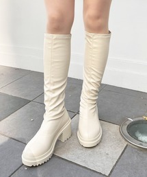 INGNI | プラットフォームストレッチロングブーツ(ブーツ)