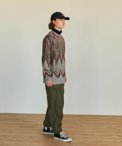 エイココンドウ　バルーンコート　ランダムボーダー　ショールカラー　ゆったり　黒 別注】＜CARUSO＞ヘリンボーン ラグランバルカラーコート
