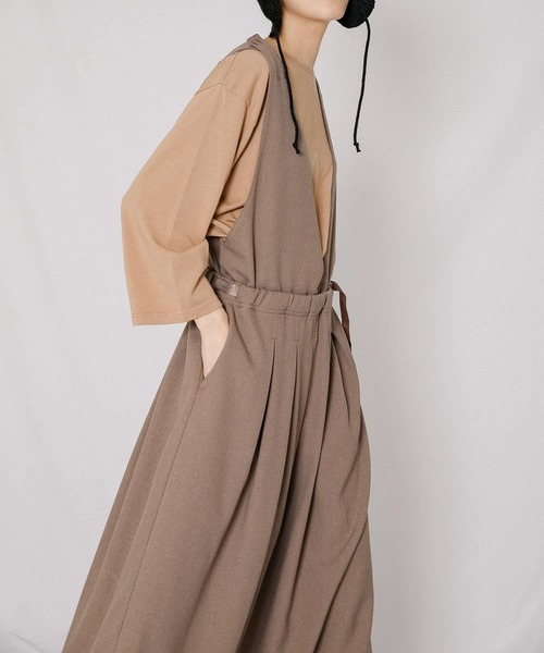 Gramicci(グラミチ)の「『イージーケア』『別注』GRAMICCI アクティブジャンパースカート(サロペット/オーバーオール・レディース・ブラウン/ブラック・ONE SIZE)」の18枚目の写真