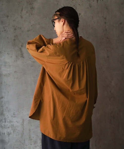 soulberry(ソウルベリー)の「団栗色のブラウス(シャツ/ブラウス・レディース・ブラウン系・L/M/LL/3L/4L)」の13枚目の写真
