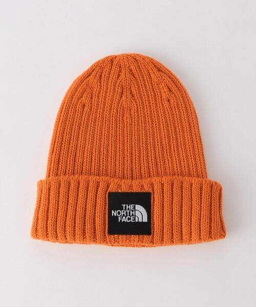 THE NORTH FACE(ザノースフェイス)の「<THE NORTH FACE> カプッチョリッド 帽子 / Cappucho Lid(ニットキャップ/ビーニー・キッズ・ブラック/オリーブ/オレンジ・FREE)」の1枚目の写真