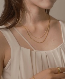 【Keyon/キーオン】Lithe / スネーク２連ネックレス