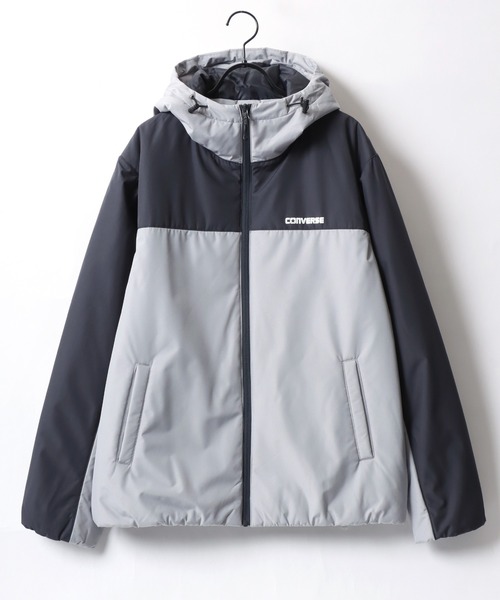 CONVERSE（コンバース）の「CONVERSE/コンバース FUNCTION FIBER DOWN JACKET/撥水 防風 静電気軽減 保温 中綿 ファイバーダウンジャケット/アウター レディース メンズ（ダウンジャケット/コート・メンズ・ベージュ/ライトグレー/ブラック/カーキ・L/LL/M）」の6枚目の写真