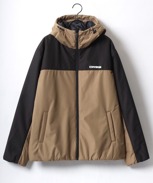 CONVERSE（コンバース）の「CONVERSE/コンバース FUNCTION FIBER DOWN JACKET/撥水 防風 静電気軽減 保温 中綿 ファイバーダウンジャケット/アウター レディース メンズ（ダウンジャケット/コート・メンズ・ベージュ/ライトグレー/ブラック/カーキ・L/LL/M）」の7枚目の写真