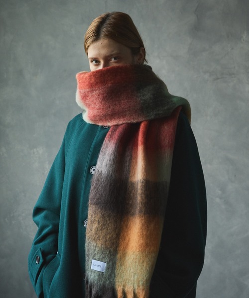 ARTS&SCIENCE Fringe Stole M カシミア 綿 ストール ARTS&SCIENCE Fringe Stole M カシミア 綿 ストール