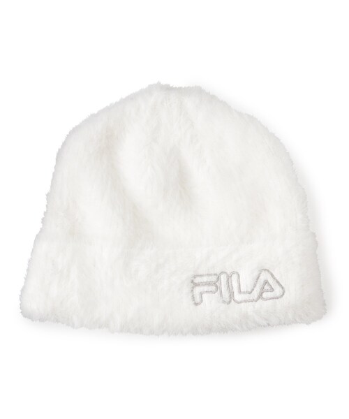 FILA(フィラ)の「FILAニットワッチ(ニットキャップ/ビーニー・キッズ・オフホワイト/ベビーピンク/ライトブルー/ブラック/ライトパープル・00)」の10枚目の写真