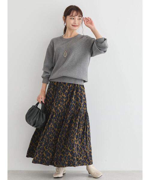 AMERICAN HOLIC(アメリカンホリック)の「ニュアンスモチーフティアードスカート(スカート・レディース・ブラック/キャメル・L/M)」の22枚目の写真