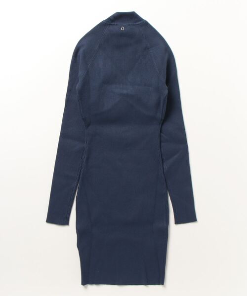 Guess（ゲス）の「Eco Cambria Mock Neck Cutout Dress ワンピース（ワンピース・レディース・ネイビー/ホワイト・SMALL/MEDIUM/X-SMALL）」の13枚目の写真