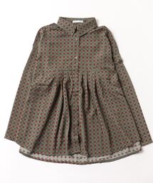 sandy | 【sandy】プリントレギュラーカラーヨーク切替えシャツ(シャツ/ブラウス)