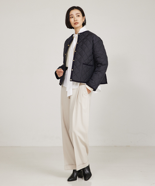Traditional Weatherwear】 アークリー Aライン キルティング