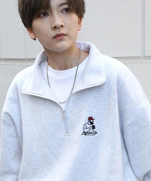 ワンポイント刺繍ロゴ おじ刺繍 / デイリーウォーキング ビッグ