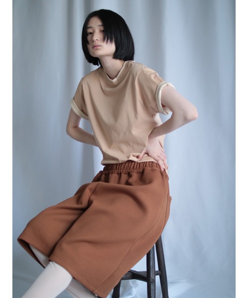 G.V.G.V.(ジーヴィージーヴィー)の「SWEAT SHORTS(スウェットパンツ・レディース・ブラック/ブラウン/グレイッシュベージュ/ローズ/ホワイト・ONE SIZE)」の1枚目の写真