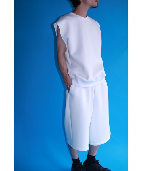 G.V.G.V.(ジーヴィージーヴィー)の「SWEAT SHORTS(スウェットパンツ・レディース・ブラック/ブラウン/グレイッシュベージュ/ローズ/ホワイト・ONE SIZE)」の2枚目の写真