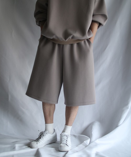 G.V.G.V.(ジーヴィージーヴィー)の「SWEAT SHORTS(スウェットパンツ・レディース・ブラック/ブラウン/グレイッシュベージュ/ローズ/ホワイト・ONE SIZE)」の4枚目の写真