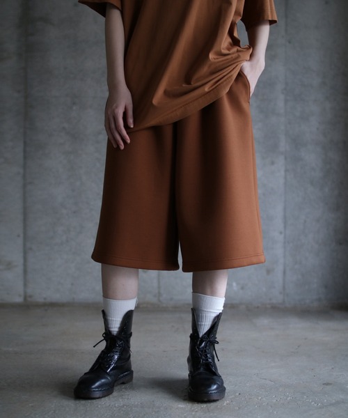 G.V.G.V.(ジーヴィージーヴィー)の「SWEAT SHORTS(スウェットパンツ・レディース・ブラック/ブラウン/グレイッシュベージュ/ローズ/ホワイト・ONE SIZE)」の20枚目の写真