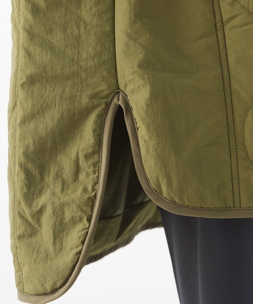 OMNES（オムネス）の「オニオンキルトノーカラーブルゾン（ブルゾン・レディース・ブラック/カーキ/ブラウン/キャメル・FREE）」の10枚目の写真