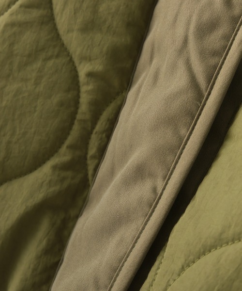 OMNES（オムネス）の「オニオンキルトノーカラーブルゾン（ブルゾン・レディース・ブラック/カーキ/ブラウン/キャメル・FREE）」の11枚目の写真