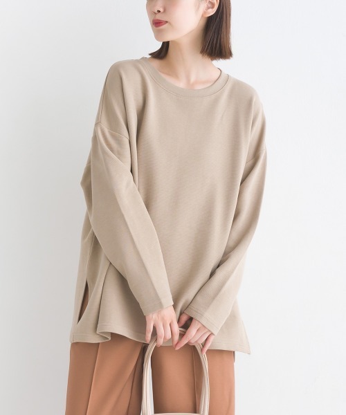 【関税込み】ATTACHMENT パープル ダブルフェイス 長袖Tシャツ リップルダブルフェイス長袖Tシャツ(Tシャツ/カットソー