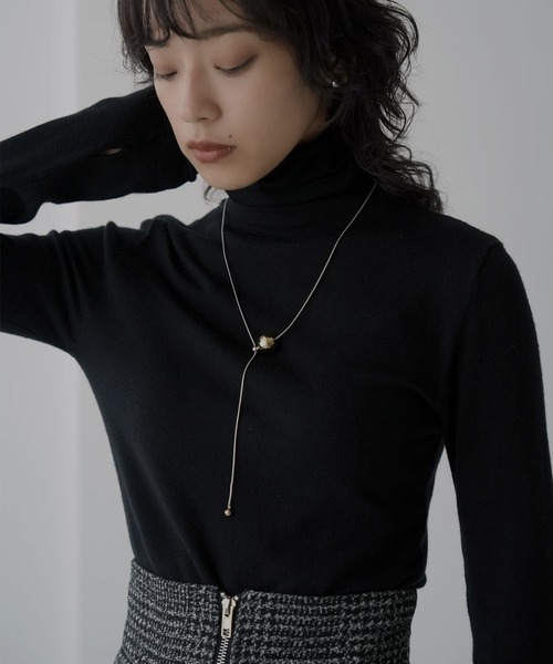 hellam（へラム）の「メタルボールネックレス（ネックレス・レディース・その他/シルバー・FREE）」の4枚目の写真