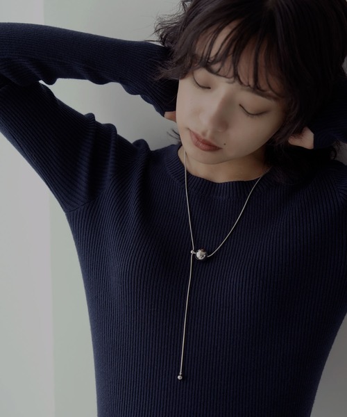 hellam（へラム）の「メタルボールネックレス（ネックレス・レディース・その他/シルバー・FREE）」の6枚目の写真