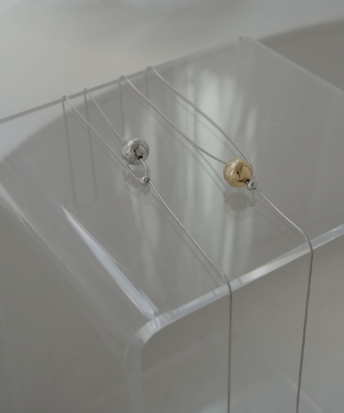 hellam（へラム）の「メタルボールネックレス（ネックレス・レディース・その他/シルバー・FREE）」の3枚目の写真