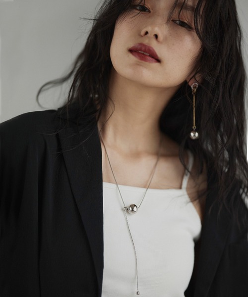 hellam（へラム）の「メタルボールネックレス（ネックレス・レディース・その他/シルバー・FREE）」の9枚目の写真
