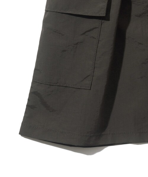 SHOO・LA・RUE(シューラルー)の「◆【110-140cm】ボーダー×カーゴ ドッキングワンピース(ワンピース・キッズ・グリーン系3/ブラック系2・14/12/13/11)」の8枚目の写真